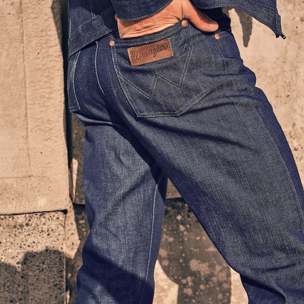 Wrangler 13MWZ Cowboy Cut Original Fit Men's Jeans Rigid Indigo Denim | 37X36 | - Picture 7 of 10